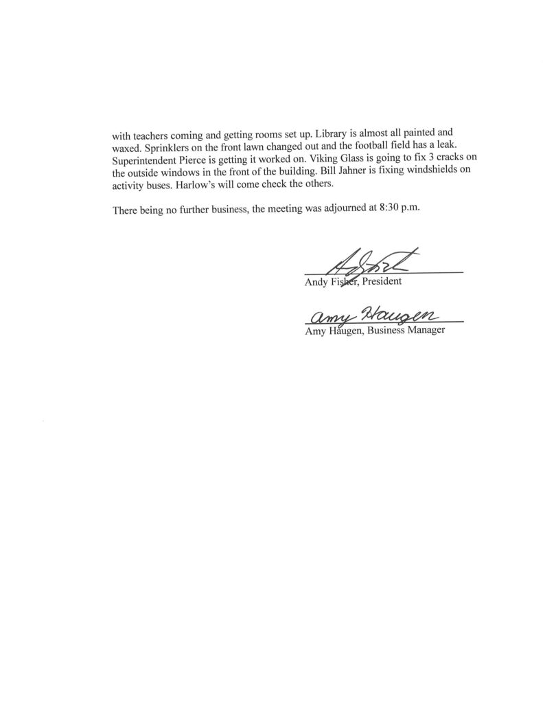 July 26 Annual Meeting Minutes Part 3