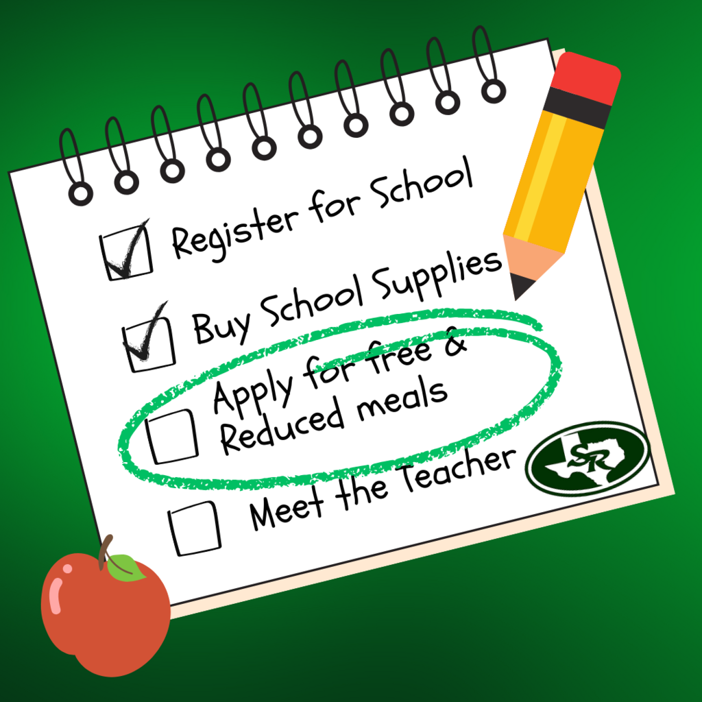 flyer for free and reduced meal applications