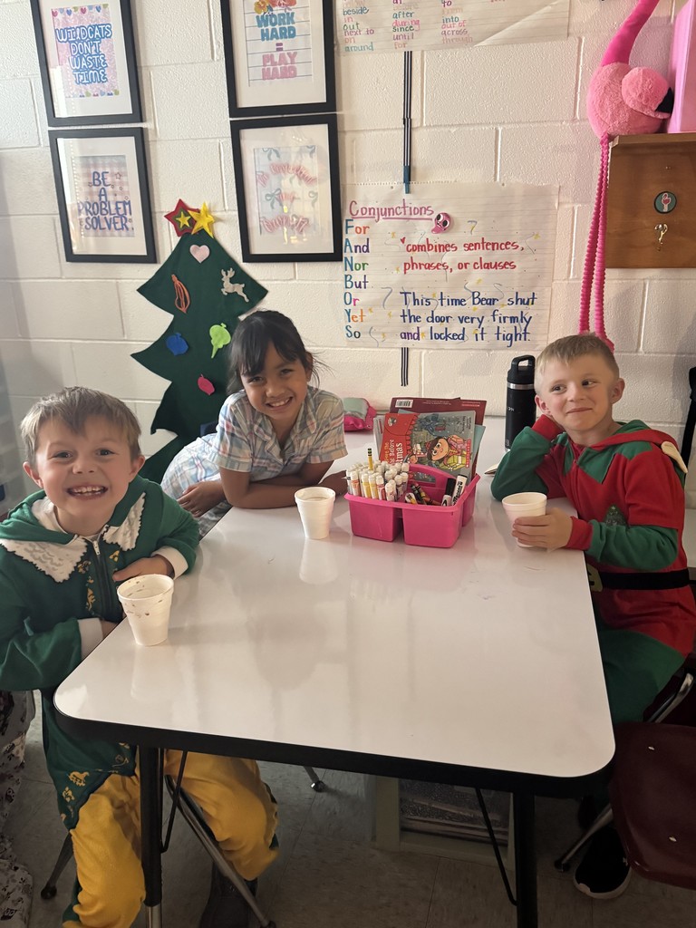 students drinking hot chocolate