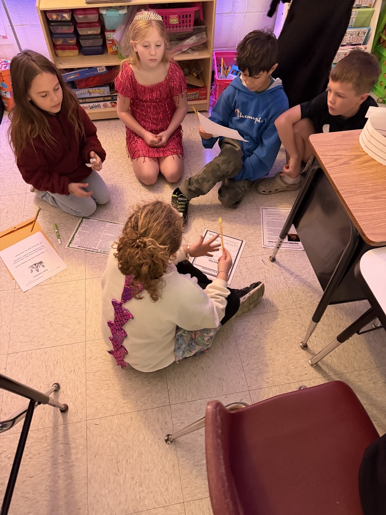 students working on question