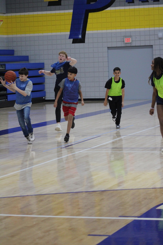 Students playing ball