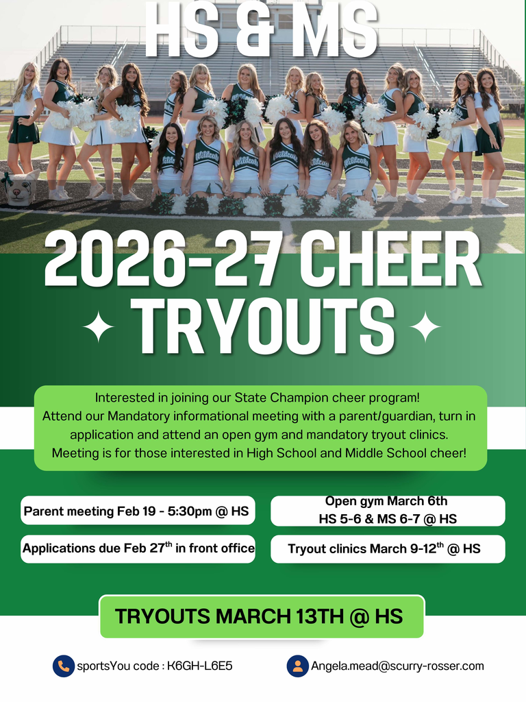 flyer for cheer tryouts
