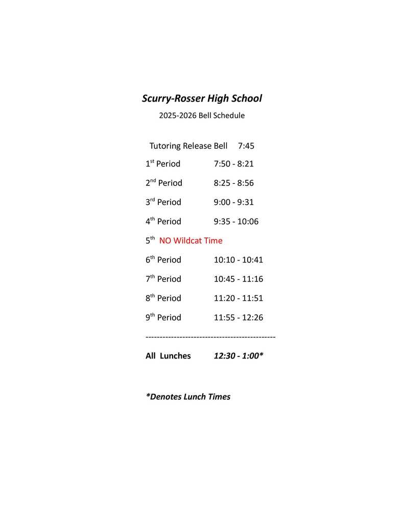 SRHS Early Release (1)