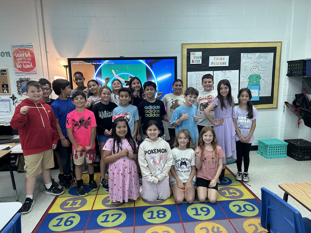 Class of happy students