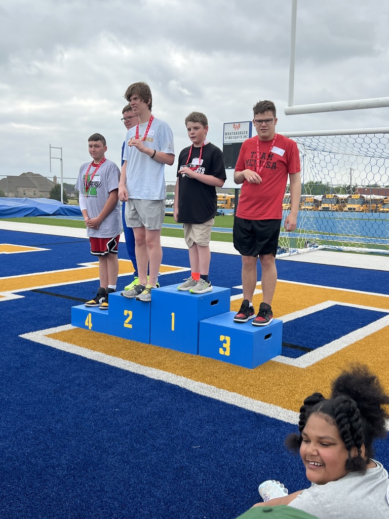 Students with medals