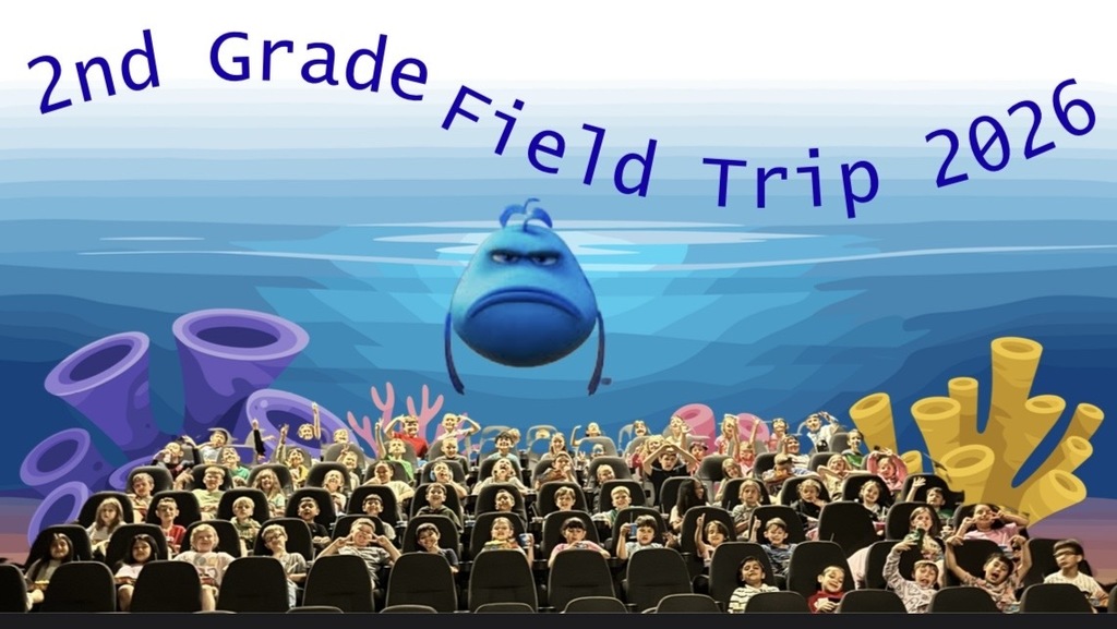 Large group of happy children at a movie theater.