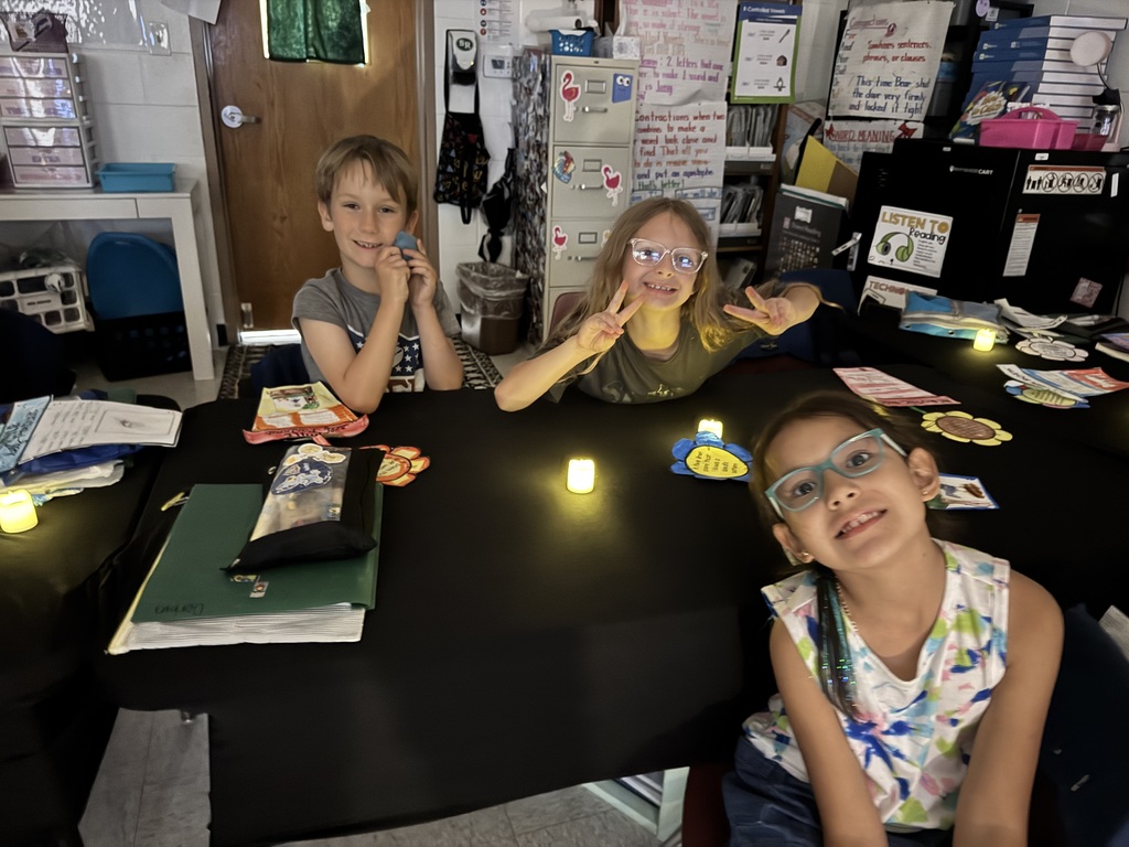 Students showcasing and reading poetry.