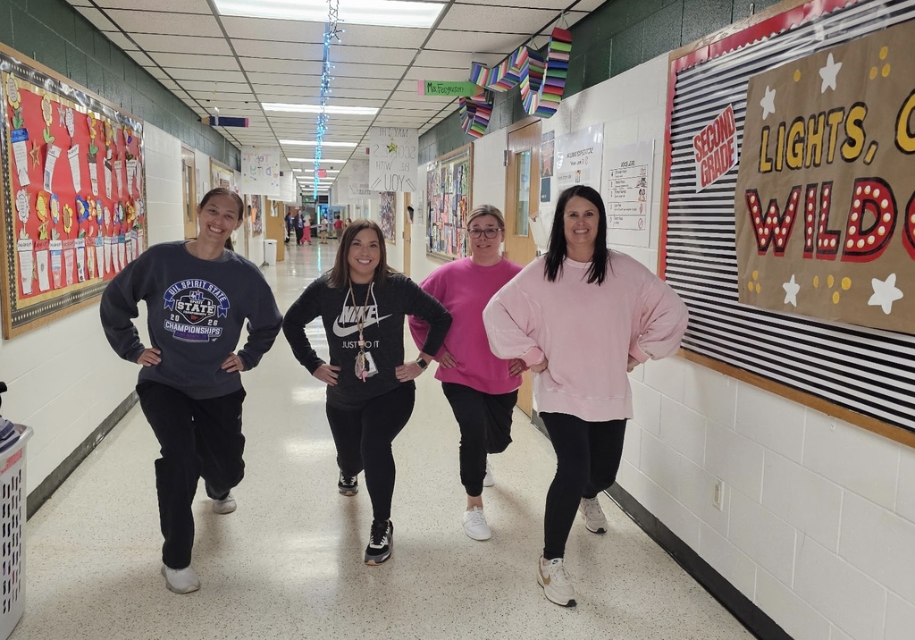 Crazy  ladies pretending  to exercise