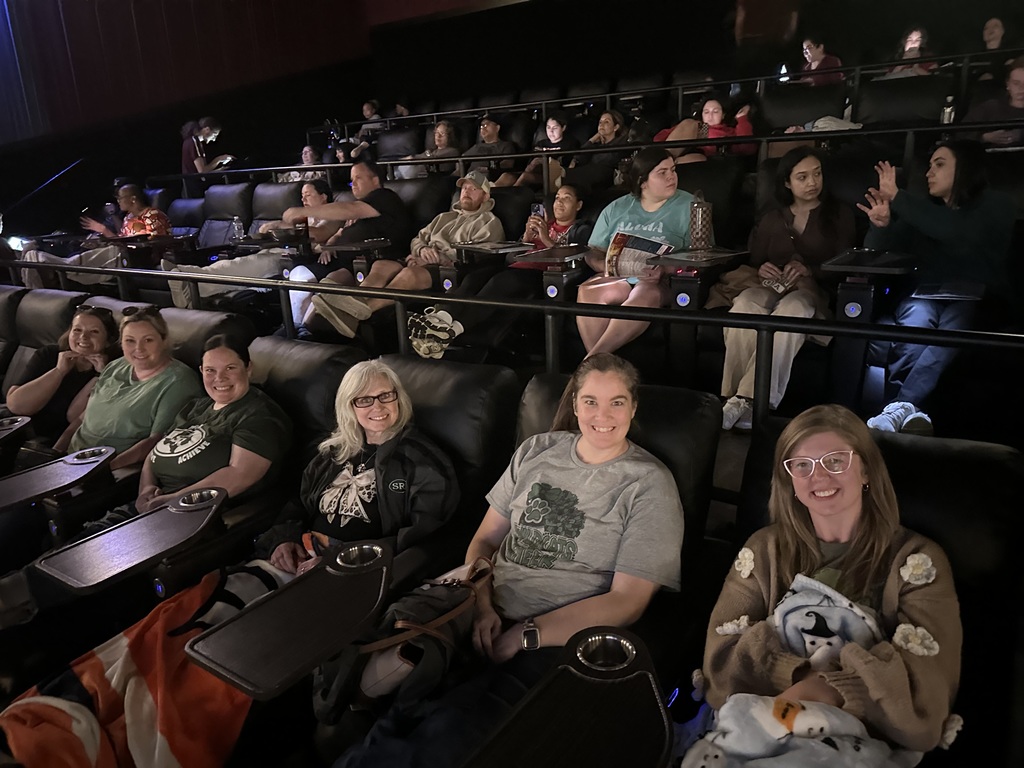 staff at the movies