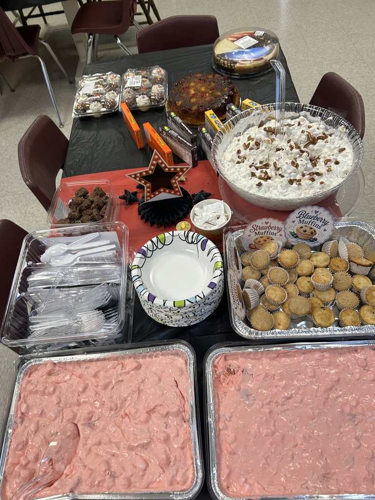 table full of delicious foods