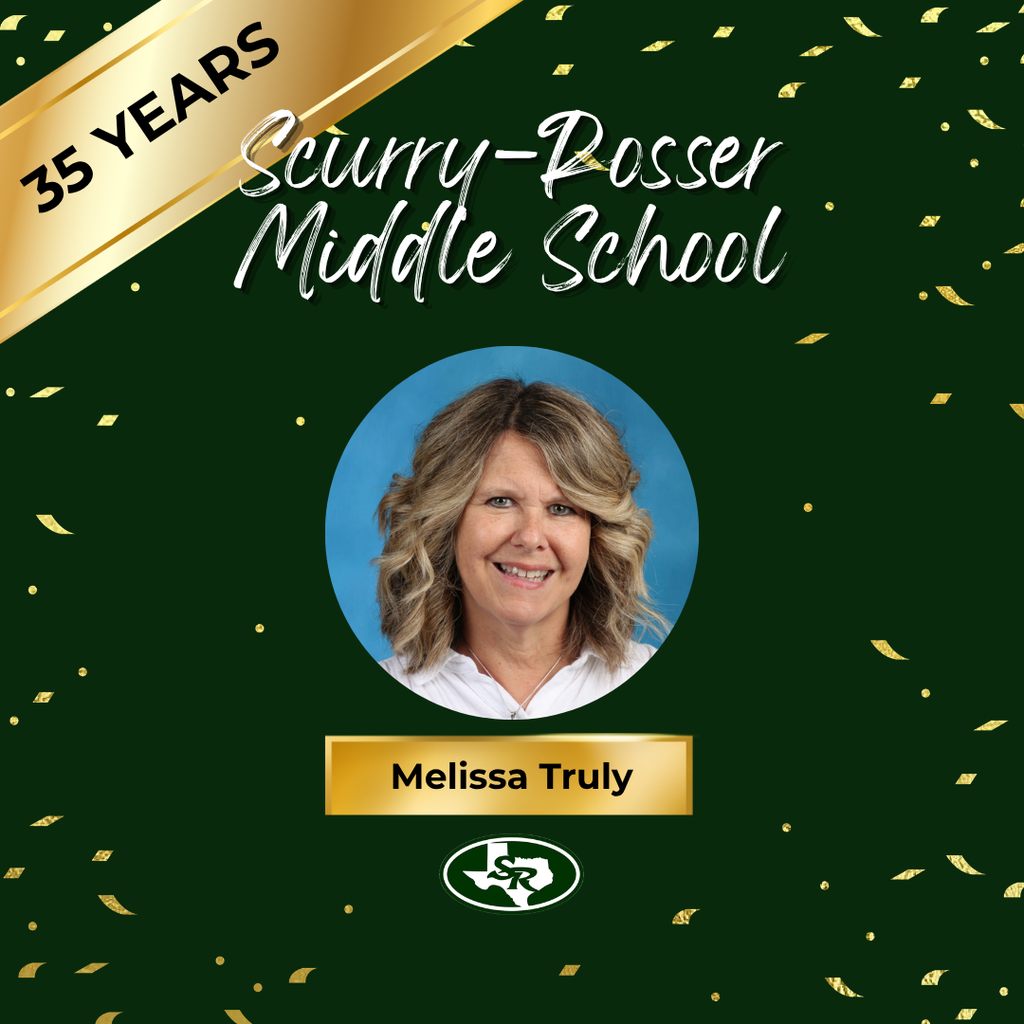 decorative image of melissa truly with 35 years  of service