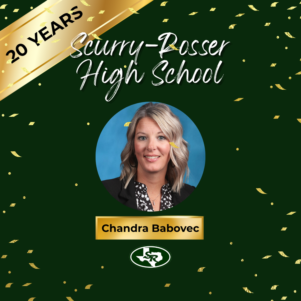 decorative image of chandra babovec with 20 years of service