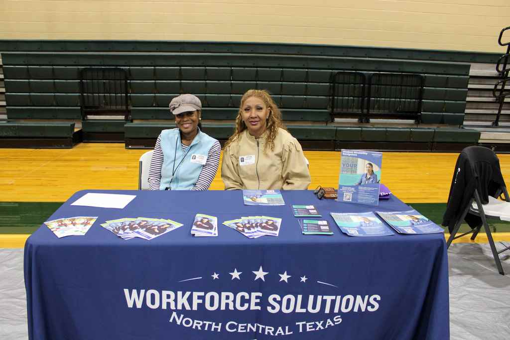 two female representatives for workforce solutions