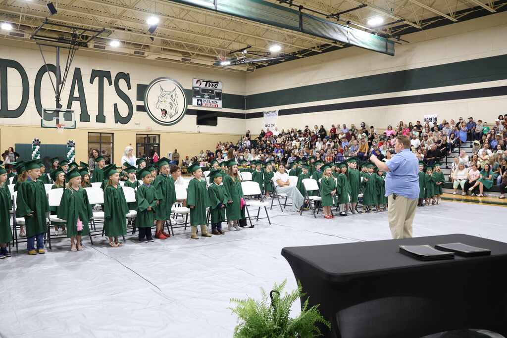 group of students singing