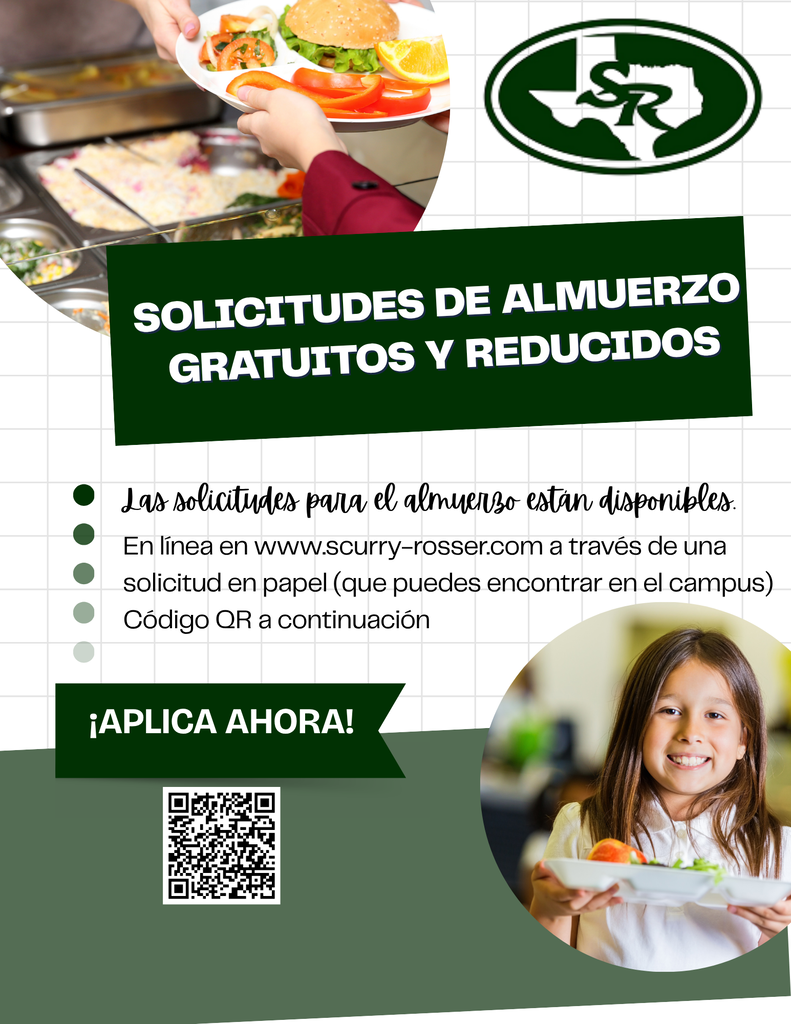 spanish version of free and reduced meal application