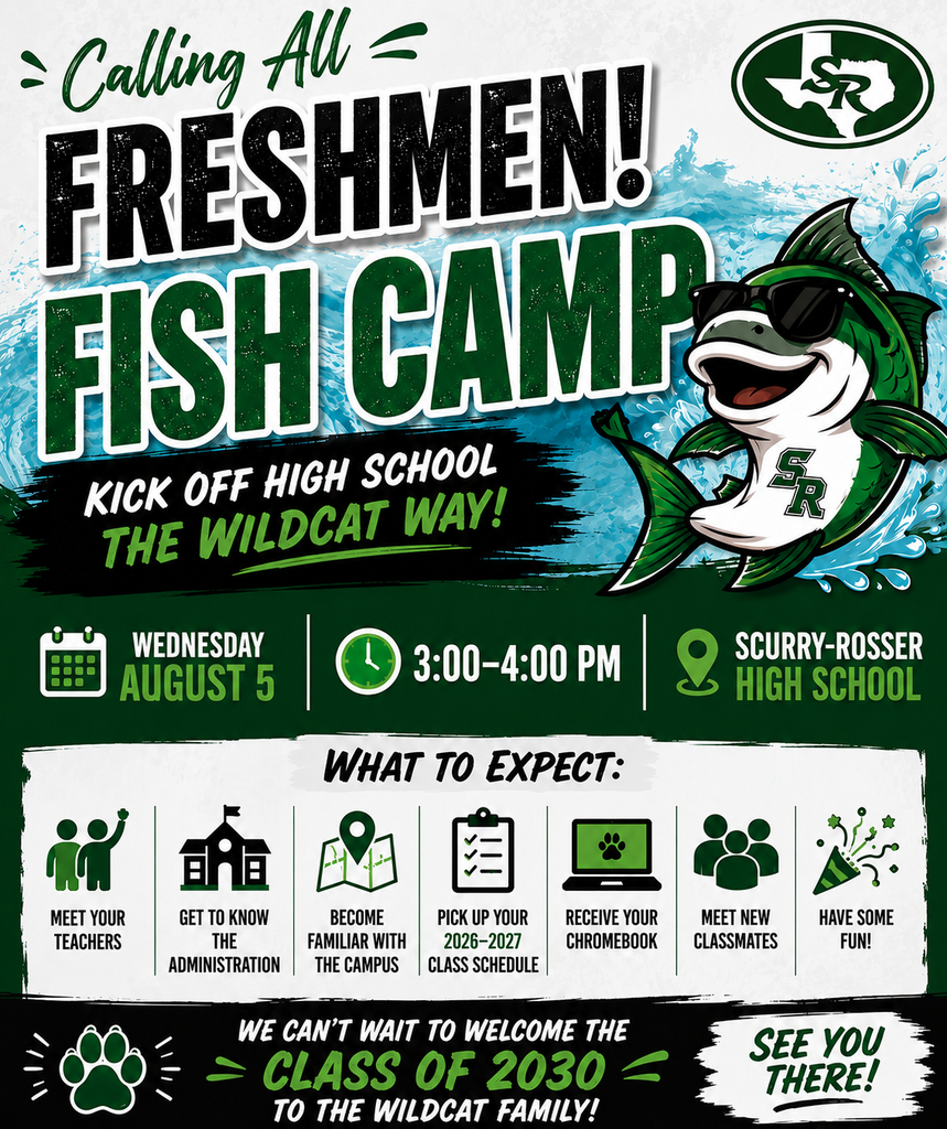 deocrative remimder about freshman orientation on August 5