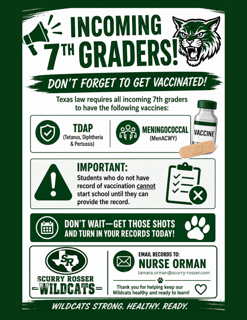 deocrative image for vaccination requirements for incoming 7th graders