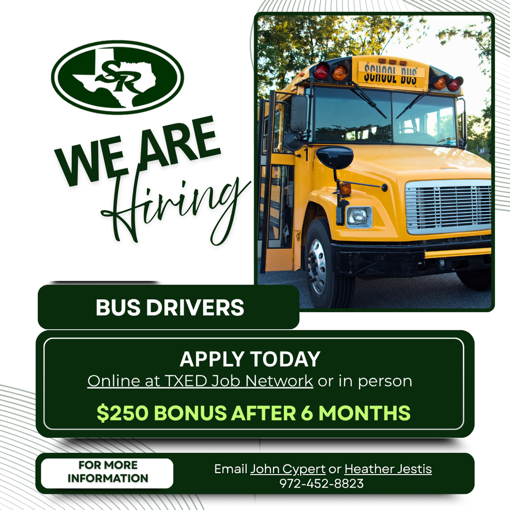 now hiring bus drivers