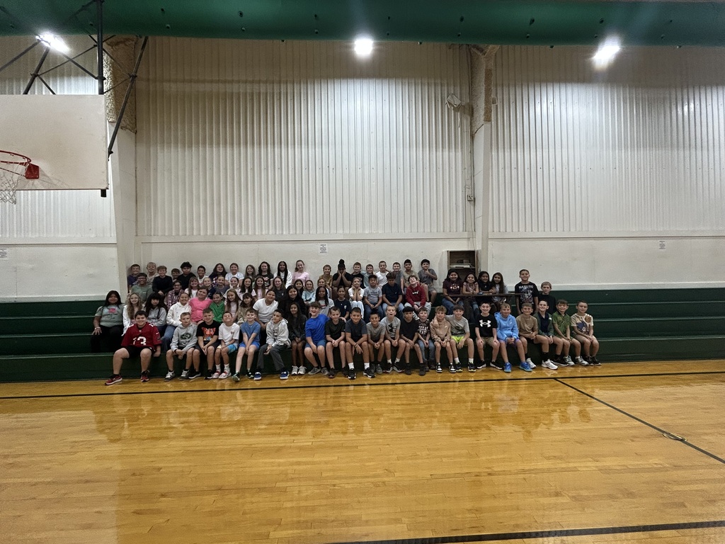 group of students in the gym