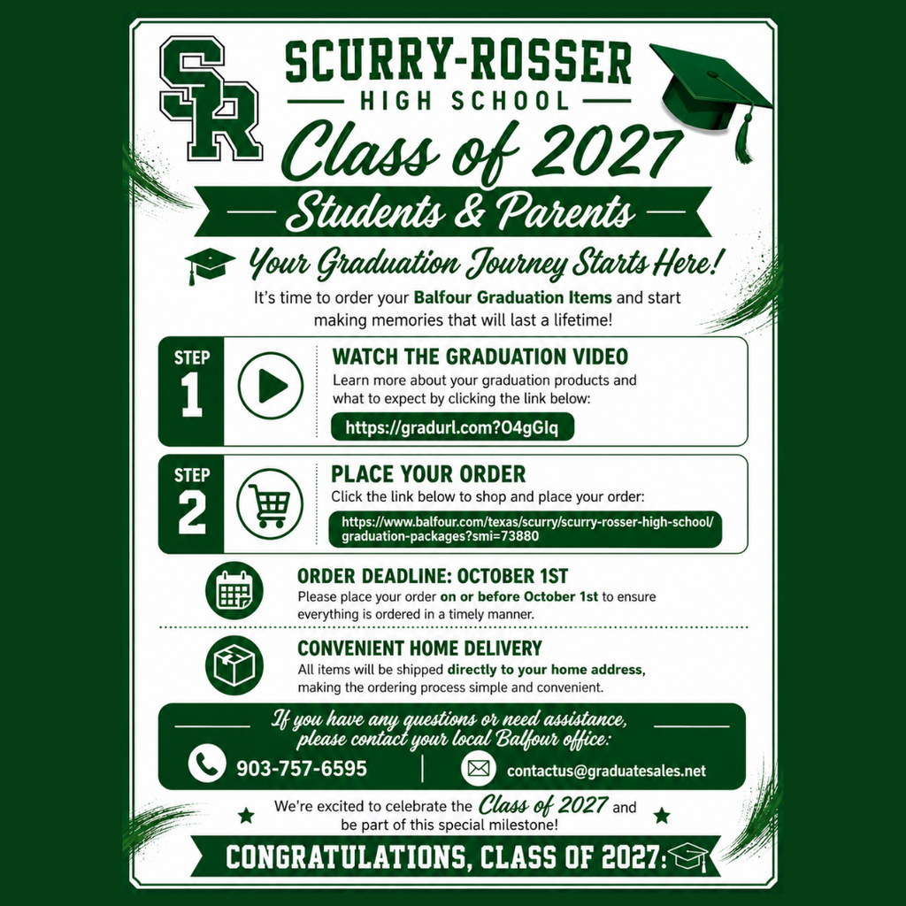 deocrative image for cap and gown order