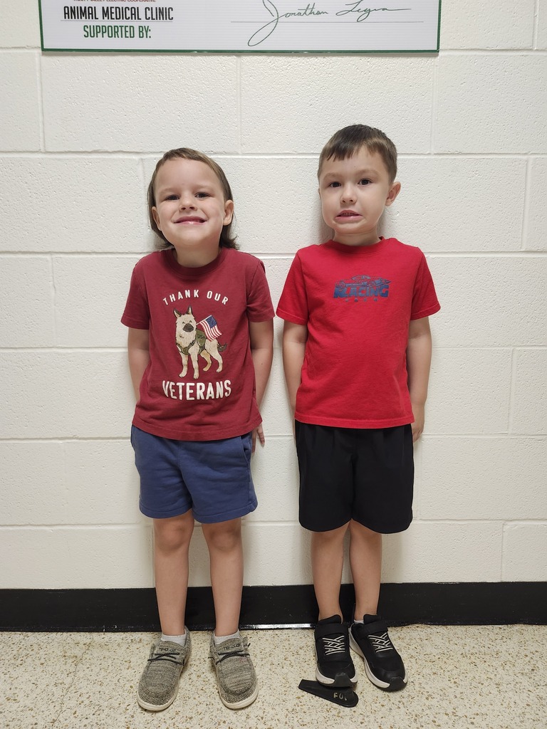 students posing for student of the month