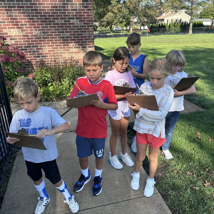 Third graders went to observe how seeds might move!