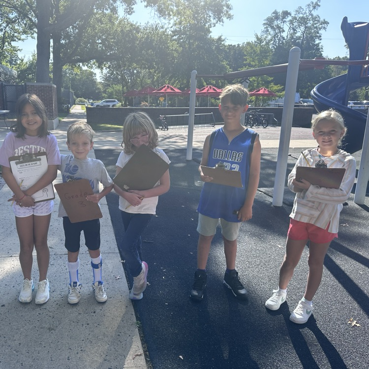 Third graders went to observe how seeds might move!