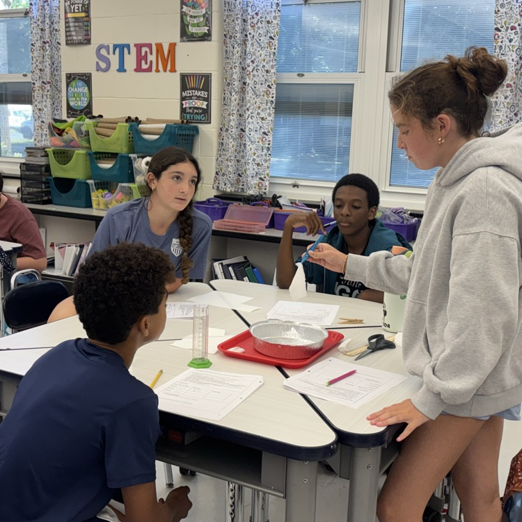 8th graders used the scientific method to develop an experiment that tested if Bounty paper towels really are the quicker picker upper!