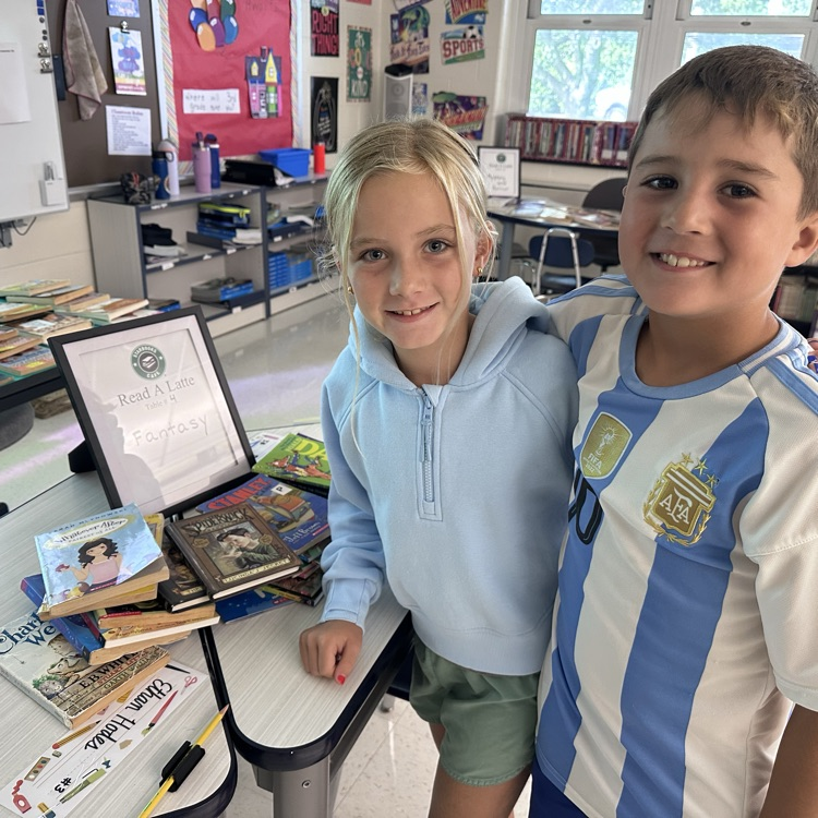Third graders enjoyed a Starbooks Cafe to learn about all the different genres!