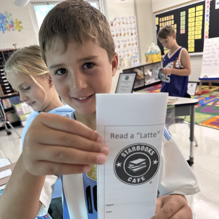 Third graders enjoyed a Starbooks Cafe to learn about all the different genres!