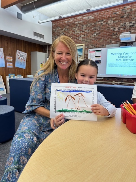 This week, during our Social-Emotional Learning (SEL) sessions, students in grades K-4 had the opportunity to get to know their school social worker and counselor, Mrs. Bittner.  Students in grades K-2 participated in activities designed to teach them about the various roles of a school counselor. Meanwhile, students in grades 3 and 4 worked collaboratively at "Counselor Camp," solving puzzles to earn s'more ingredients.
