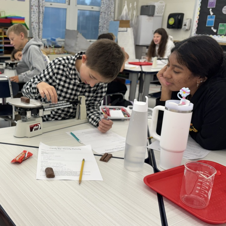 Using triple beam balances and displacement to find mass and volume…which of our favorite candy bars will have the greatest density??