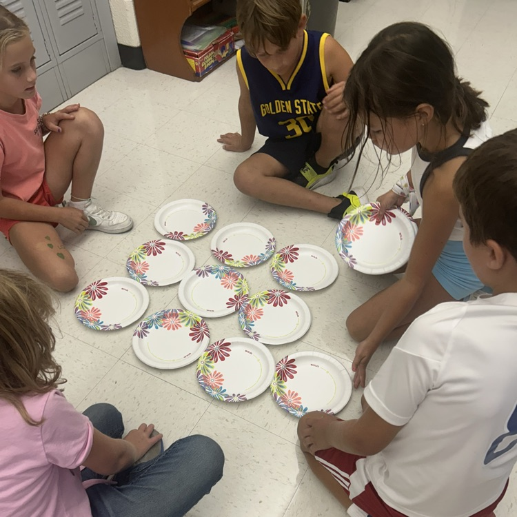 Students learned about the distributive property by building and separating arrays!