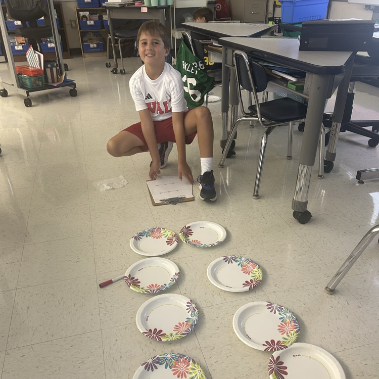 Students learned about the distributive property by building and separating arrays!