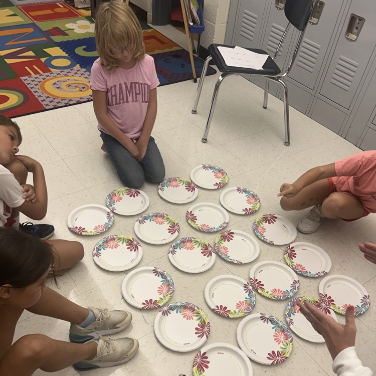 Students learned about the distributive property by building and separating arrays!