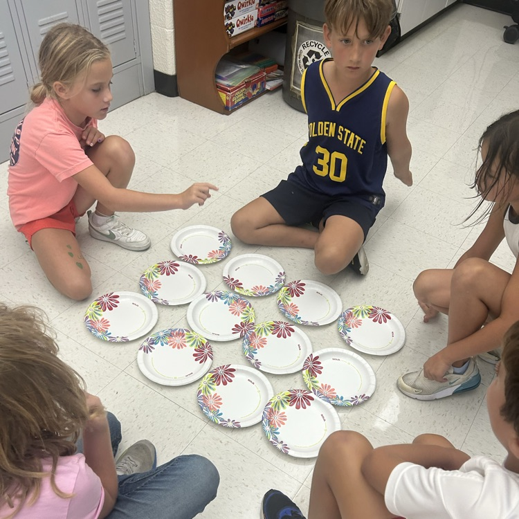 Students learned about the distributive property by building and separating arrays!
