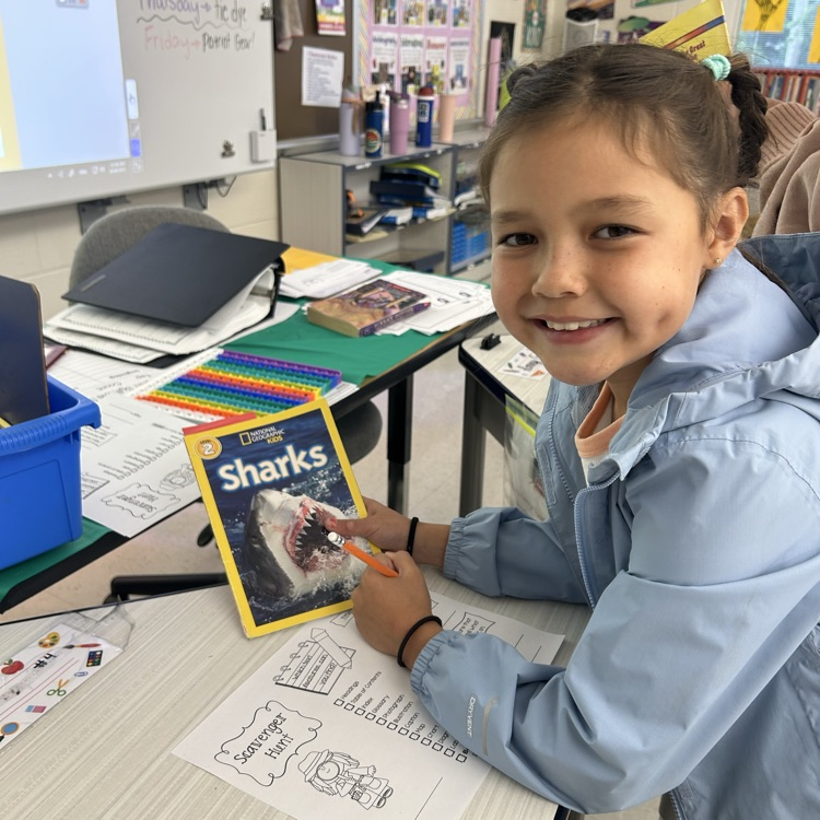 Students explored elements of non-fiction, with scavenger hunts and puzzles.