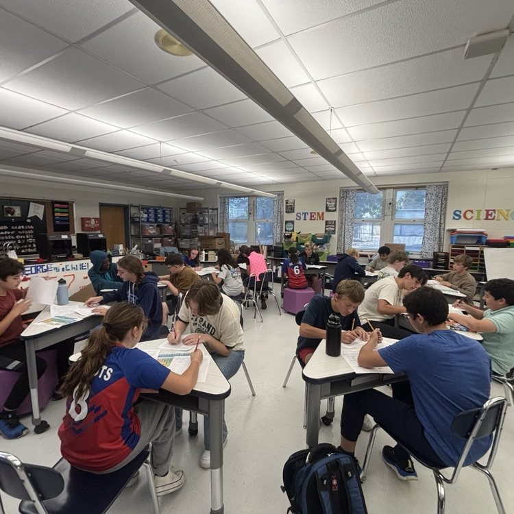 8th graders have had a busy couple of weeks in science. They tested how different compounds can affect the color of a flame, they did some “speed dating” to learn how different elements bond together, and they explored the pH of various substances. 🧪