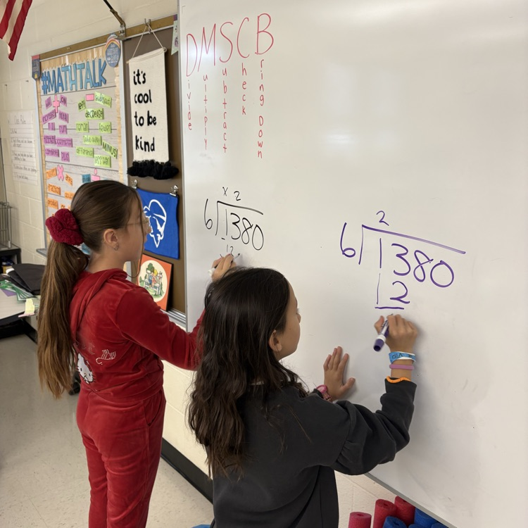 Does McDonald's Sell Cheese Burgers? YES! This fun saying is how fourth graders are mastering long division, one step at a time! 🍔➗