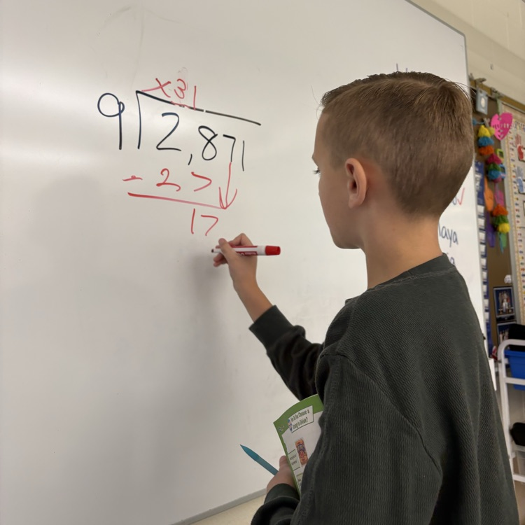 Does McDonald's Sell Cheese Burgers? YES! This fun saying is how fourth graders are mastering long division, one step at a time! 🍔➗