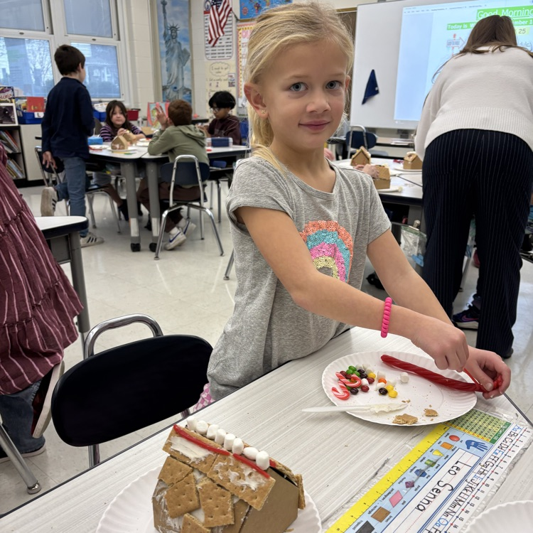 Yesterday, our second grade engineers built gingerbread houses to help us get in the holiday spirit! #stem