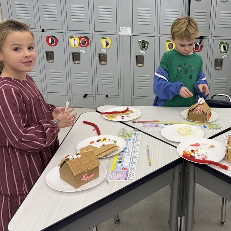 Yesterday, our second grade engineers built gingerbread houses to help us get in the holiday spirit! #stem