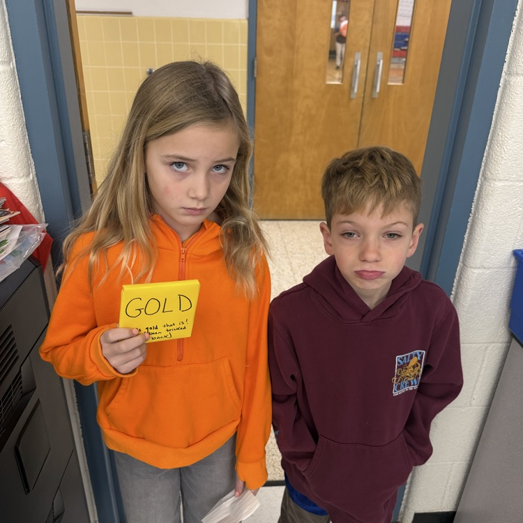 Third graders were explorers searching for gold! Who became rich?