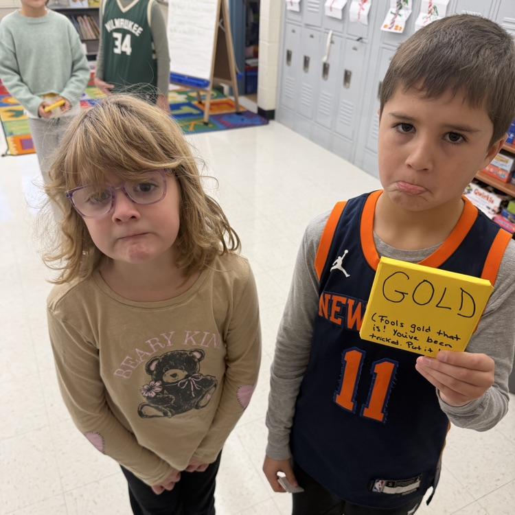 Third graders were explorers searching for gold! Who became rich?