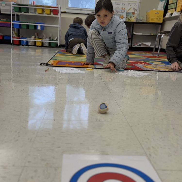 Third graders continued to explore Winter Olympic events! Today they researched how curling is played by designing and constructing a curling stone!