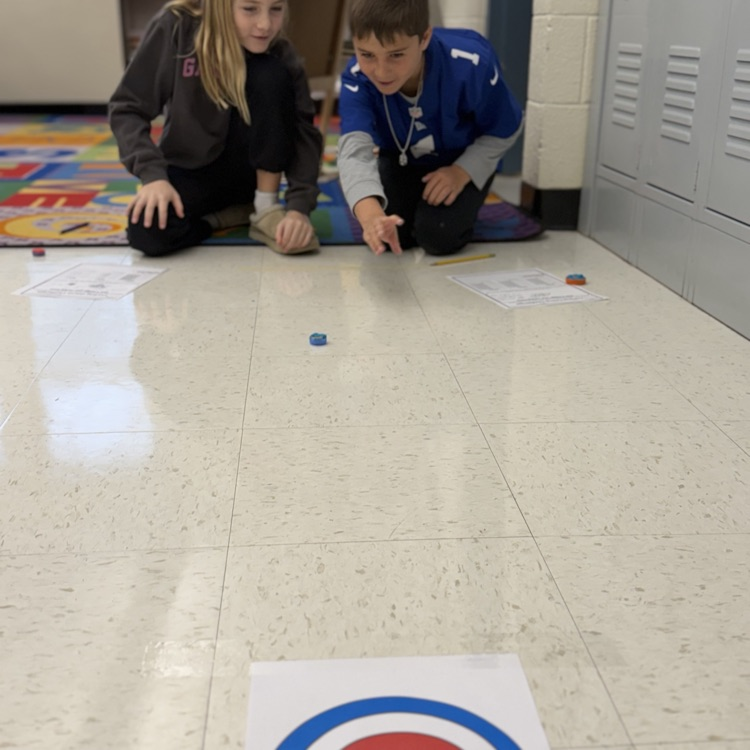 Third graders continued to explore Winter Olympic events! Today they researched how curling is played by designing and constructing a curling stone!