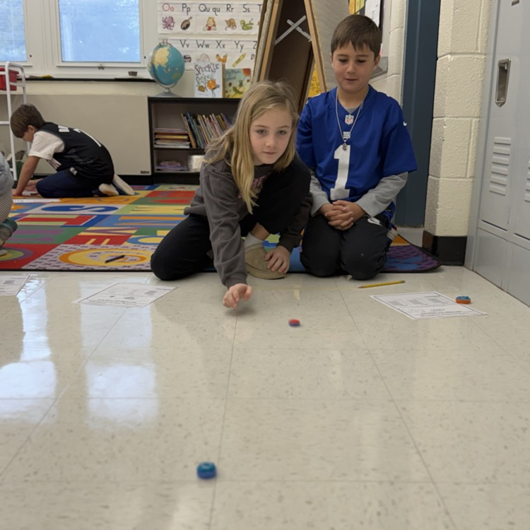 Third graders continued to explore Winter Olympic events! Today they researched how curling is played by designing and constructing a curling stone!