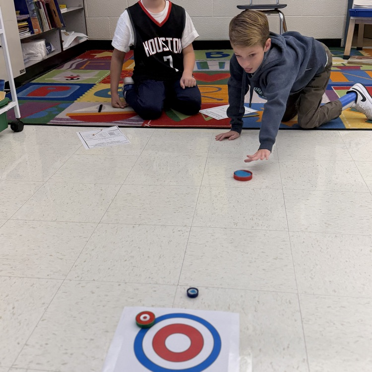 Third graders continued to explore Winter Olympic events! Today they researched how curling is played by designing and constructing a curling stone!
