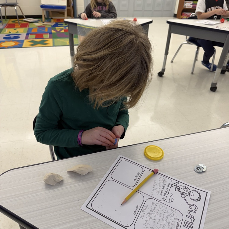 Third graders continued to explore Winter Olympic events! Today they researched how curling is played by designing and constructing a curling stone!