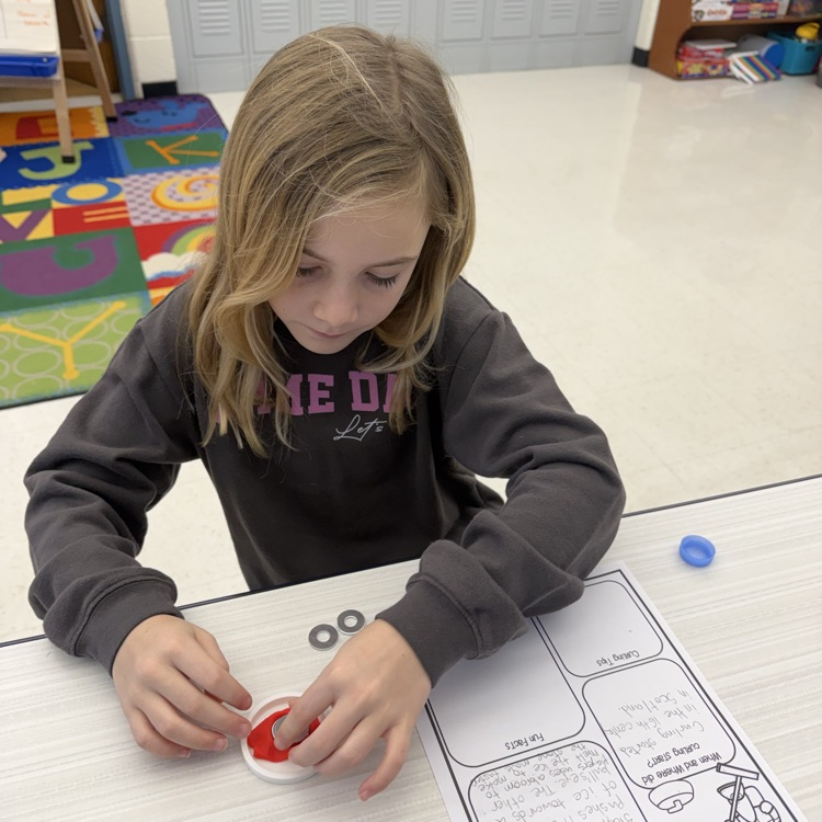 Third graders continued to explore Winter Olympic events! Today they researched how curling is played by designing and constructing a curling stone!